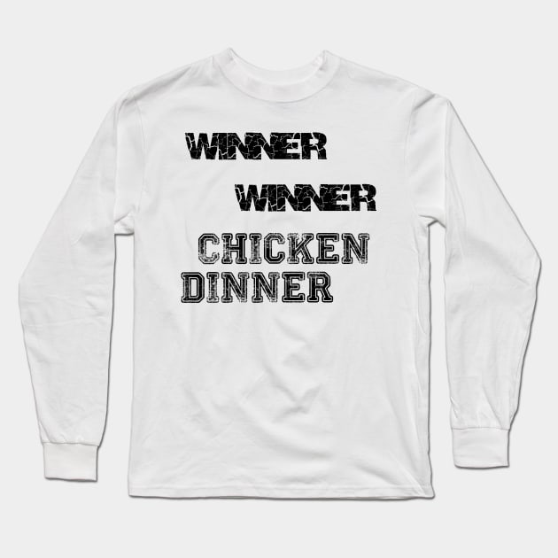 WWinner, Winner, Chicken Dinner | Thanksgiving 2021 Long Sleeve T-Shirt by Medotshirt